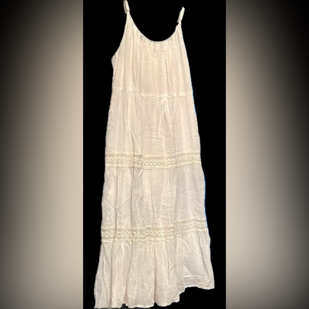 NWT, White Lace-Trim Maxi Skirt - Women's Skirt